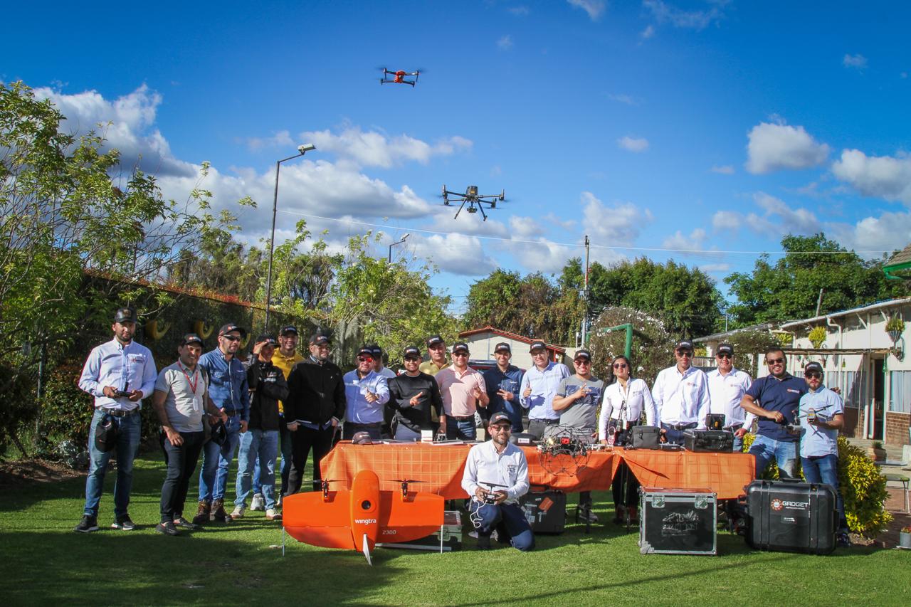 Capacitación con drone